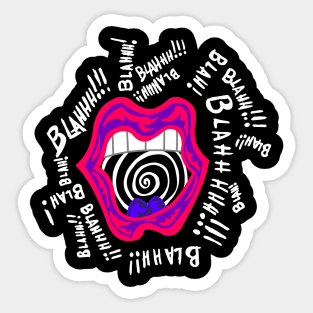 Blahhh #3 (Version #3) Sticker